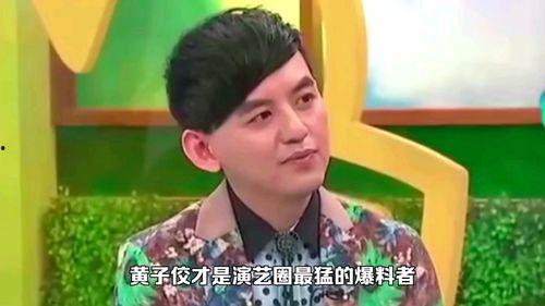 黄子佼爆料台湾娱乐圈,台湾娱乐圈背后的惊人真相